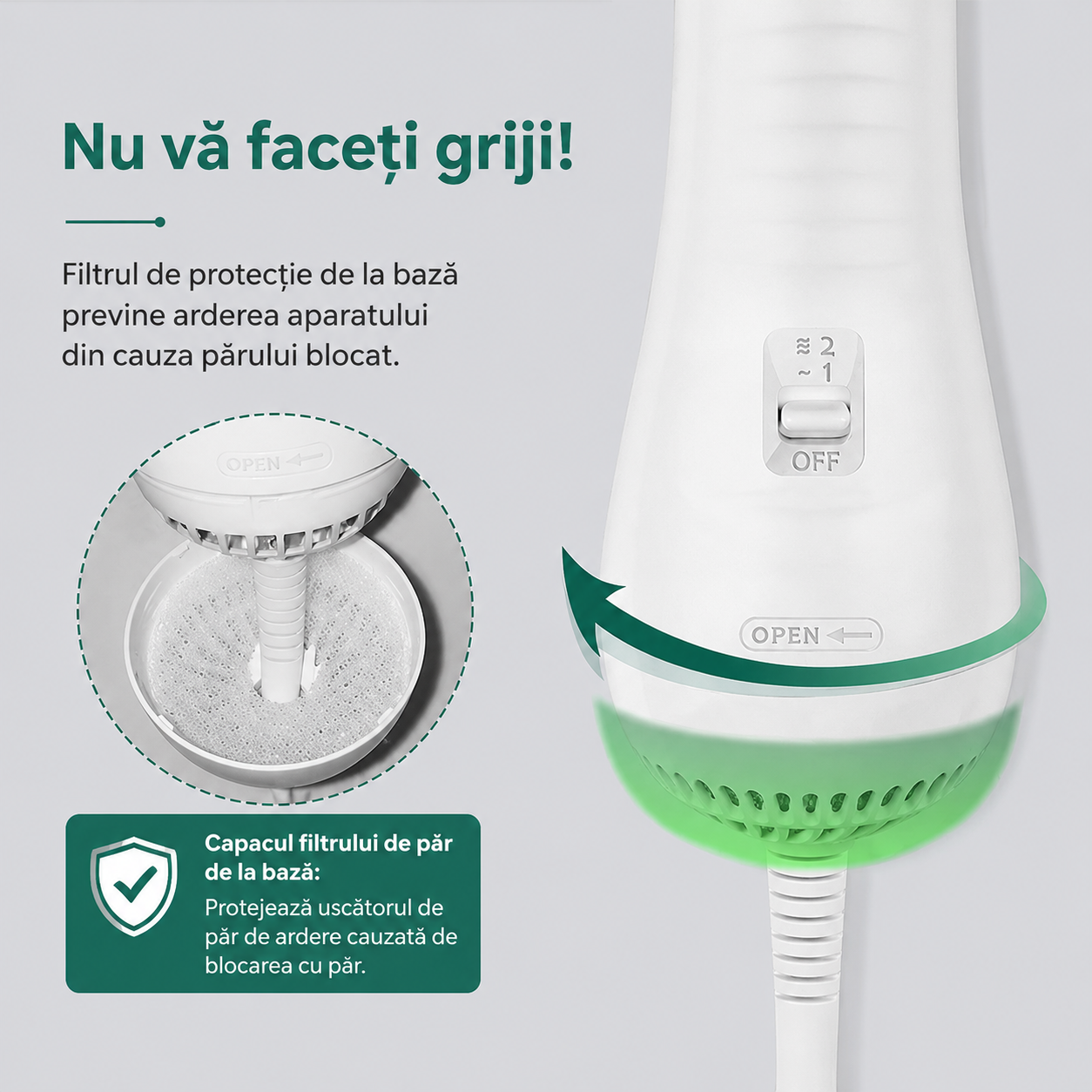 Perie pentru animale 2 in 1, functie de uscator de par