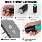 Trusa Pistol de Cuie cu Accesorii si 100 Cuie Incluse