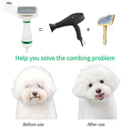 Perie pentru animale 2 in 1, functie de uscator de par