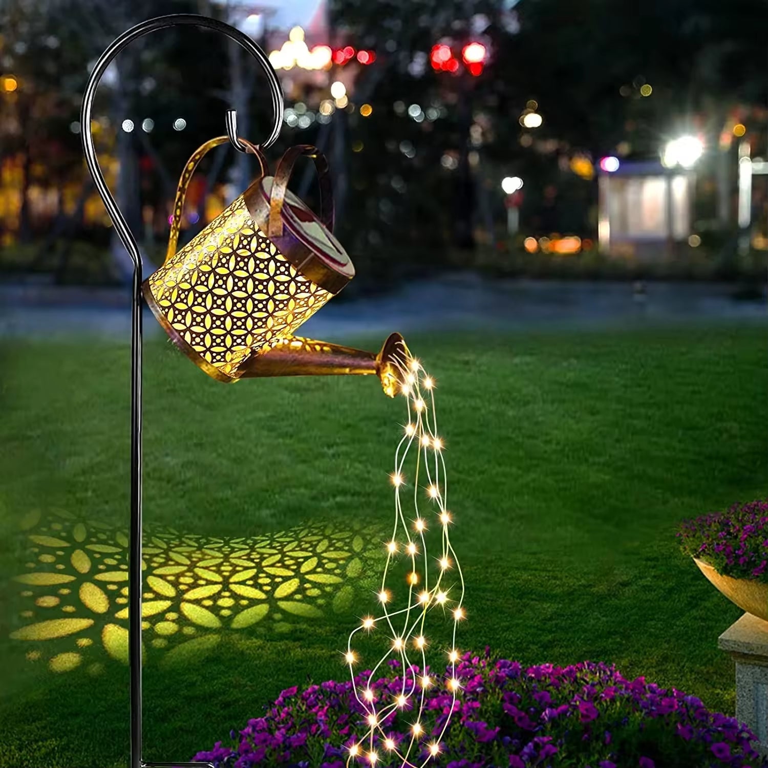 Lumină solară decorativă tip stropitoare – imagine 7