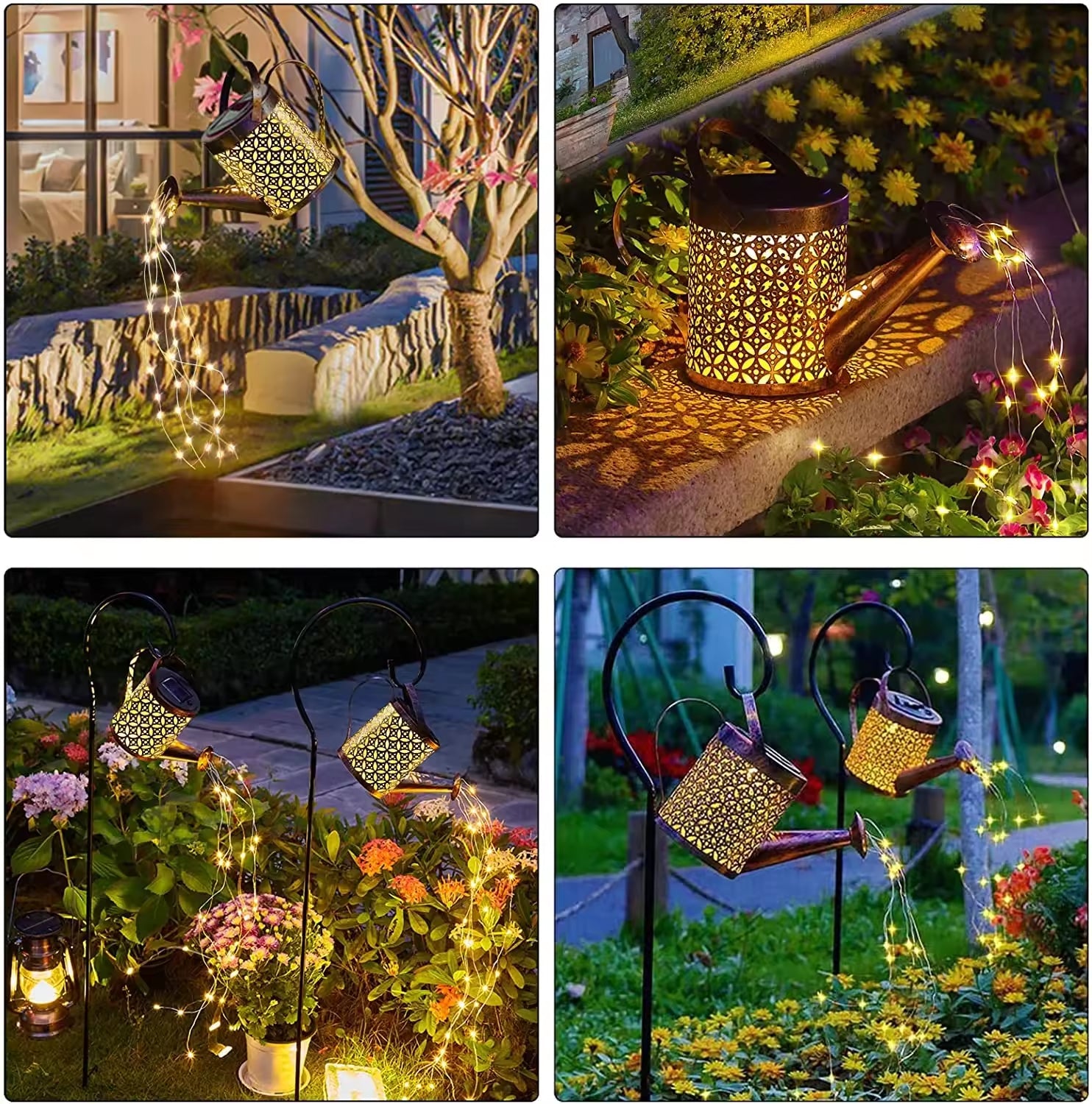 Lumină solară decorativă tip stropitoare – imagine 5