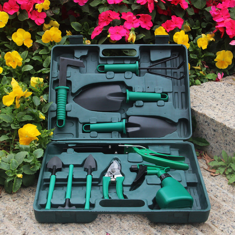 Set Trusa Cu 10 Unelte De Gradina
