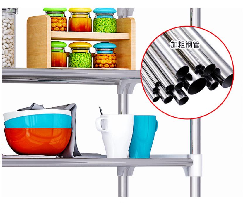 Etajera cu 3 Rafturi Multifunctională pentru Bucatarie sau Baie