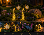 Lumină solară decorativă tip stropitoare – imagine 2